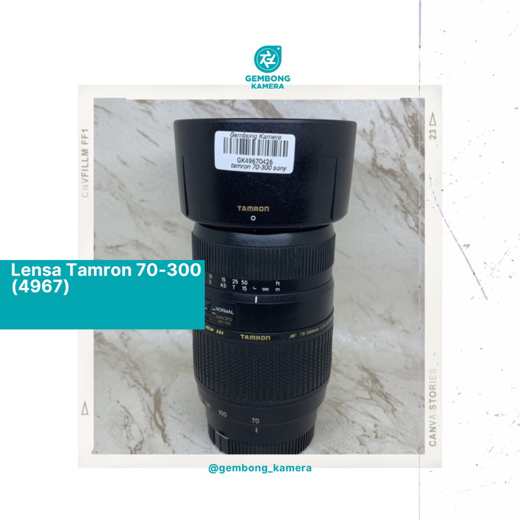 LENSA TAMRON 70-300 SONY DSLR MURAH MANTAP (4967)