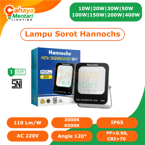 Lampu Sorot LED Hannochs New Signboard 100W 150W 200W 400W