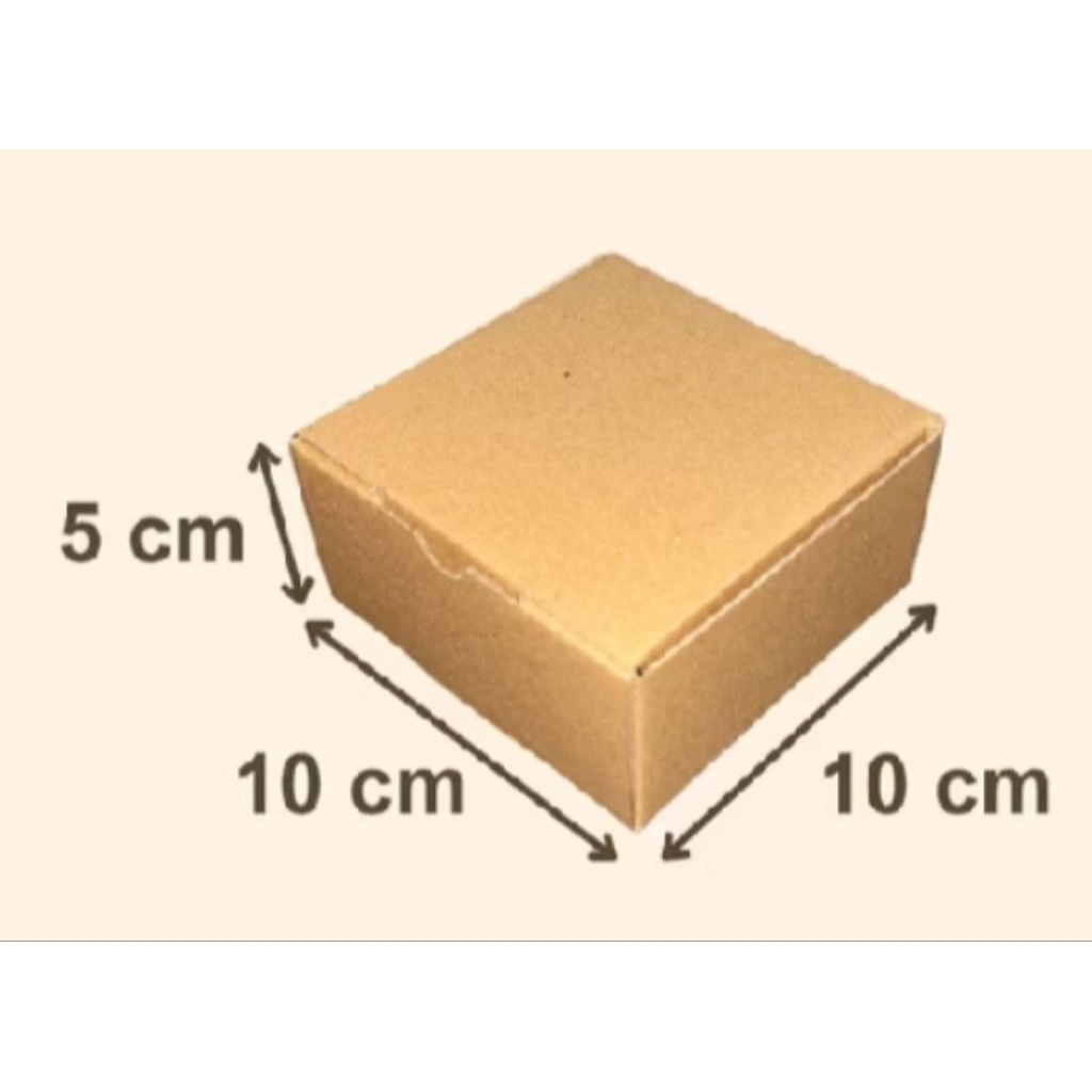 kardus box kotak mini model pizza die cut packing uk 10x10x5 cm