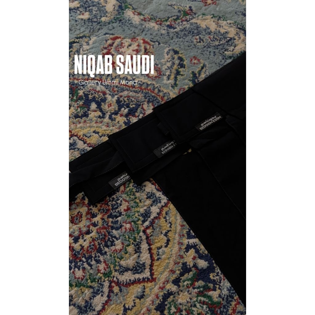 CADAR PONI NIQAB SAUDI BEDOON ESSM