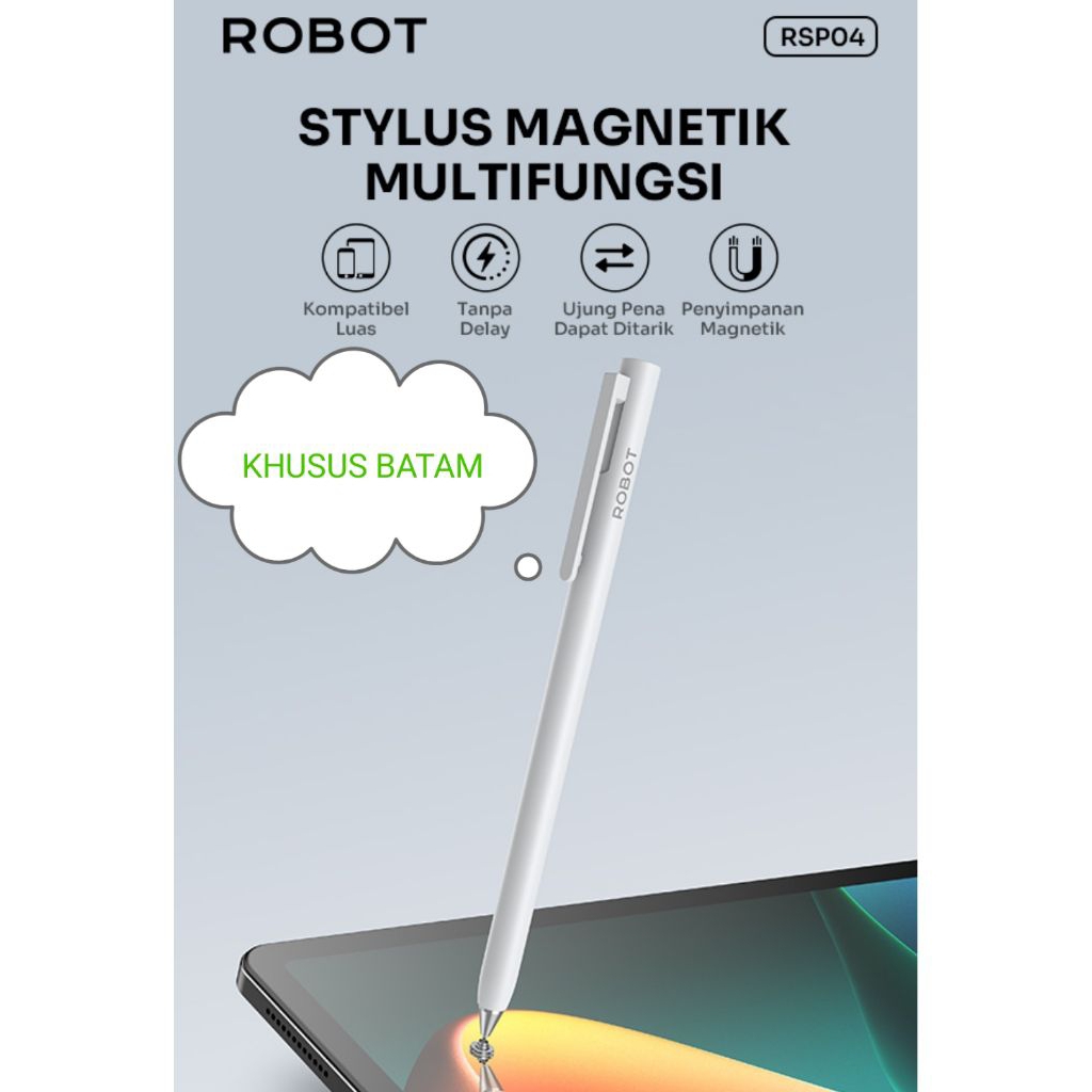 ROBOT RSP04 Stylus Pen Universal Compatible Mackbook Android Ios Microsoft