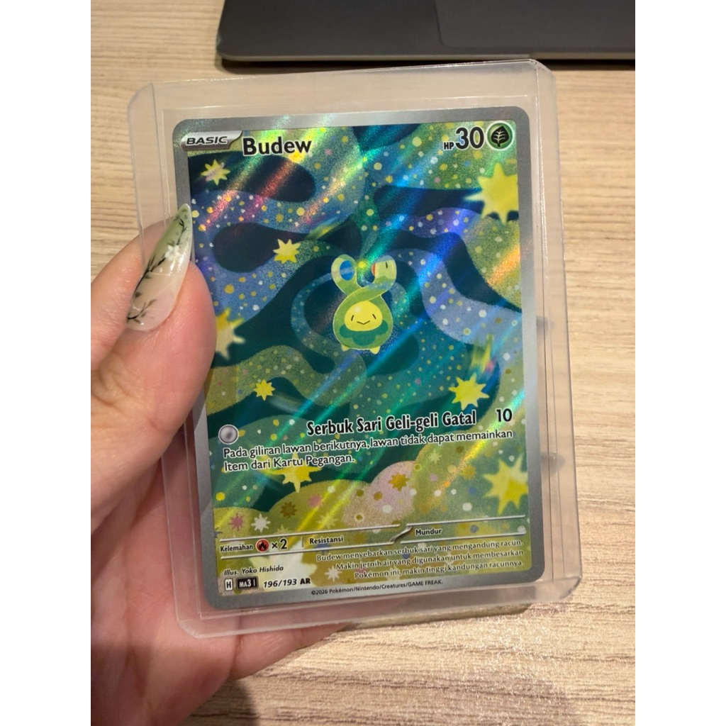 Kartu Pokemon Budew 196/193 AR