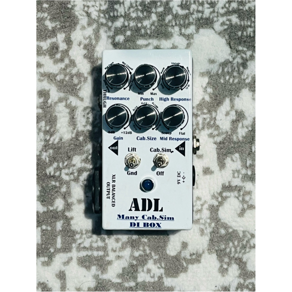 ADL Cabsim Cabinet Simulator 2nd Pedal Efek Gitar & Bass
