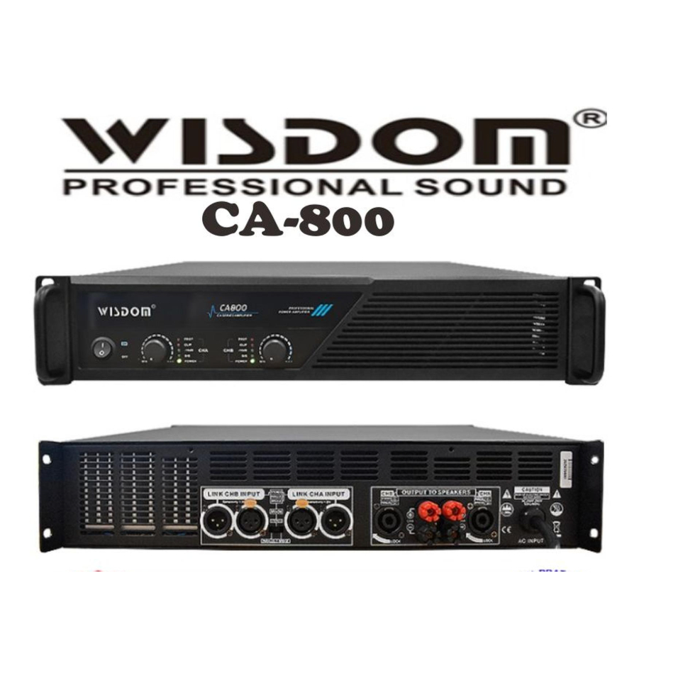 Power Amplifier Wisdom CA-600 / CA-800 / CA-1000 -Original – CA600 / CA800 / CA1000