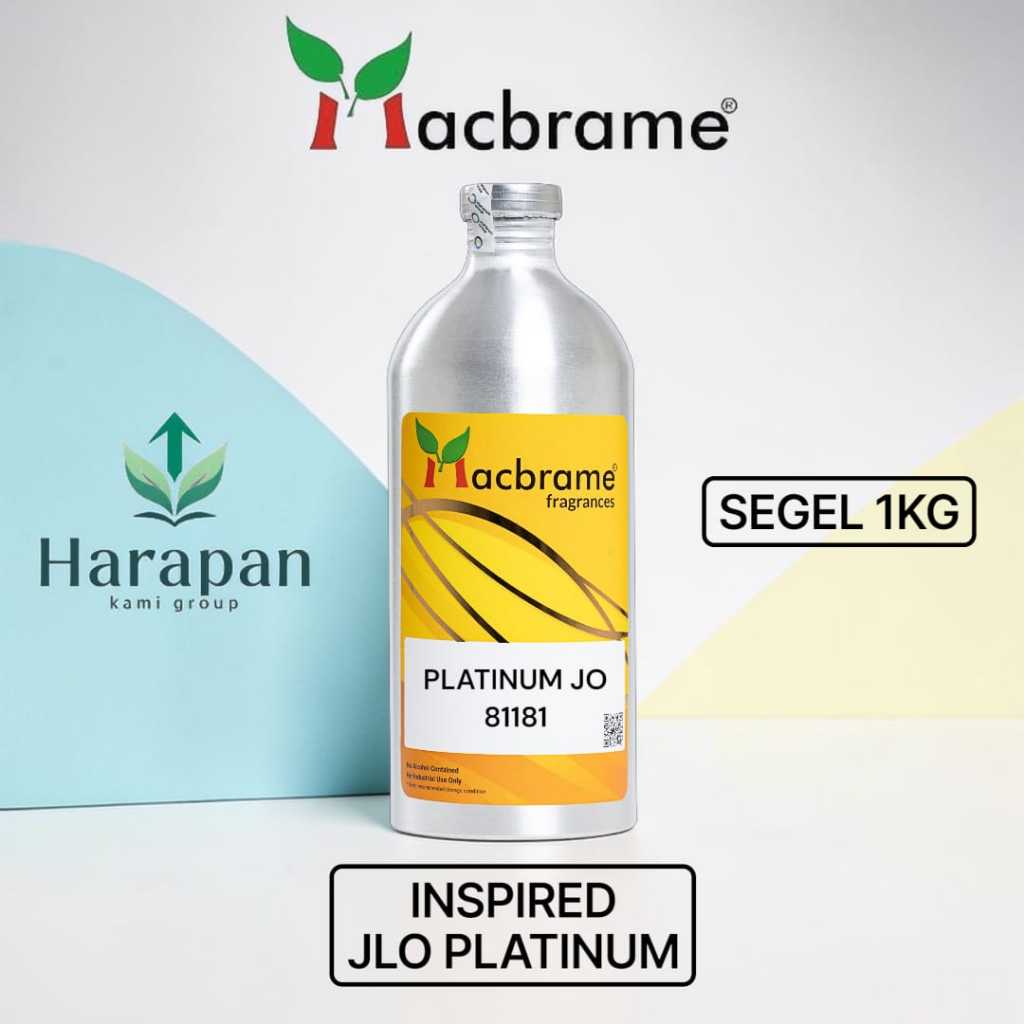 PLATINUM JO BIBIT PARFUME BY MACBRAME JLO PLATINUM SEGEL 1KG