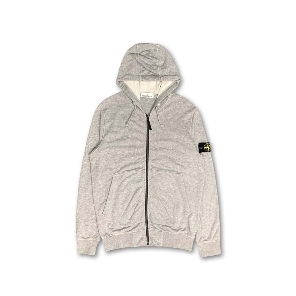 Stone Island Zip Hoodie Grey Size XL
