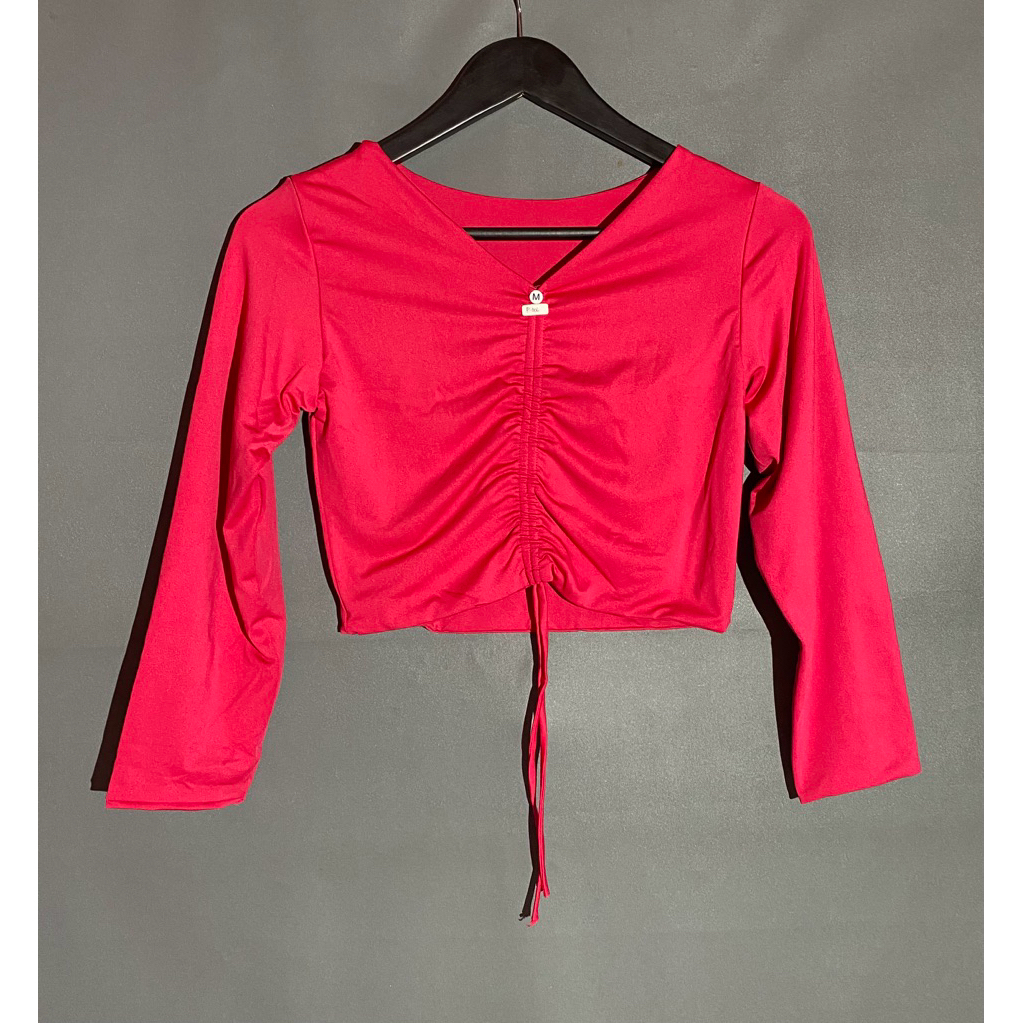 PRELOVED P006 - Crop top Pink fuschia