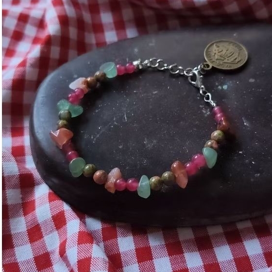 Cherry Pie Beads Bracelet