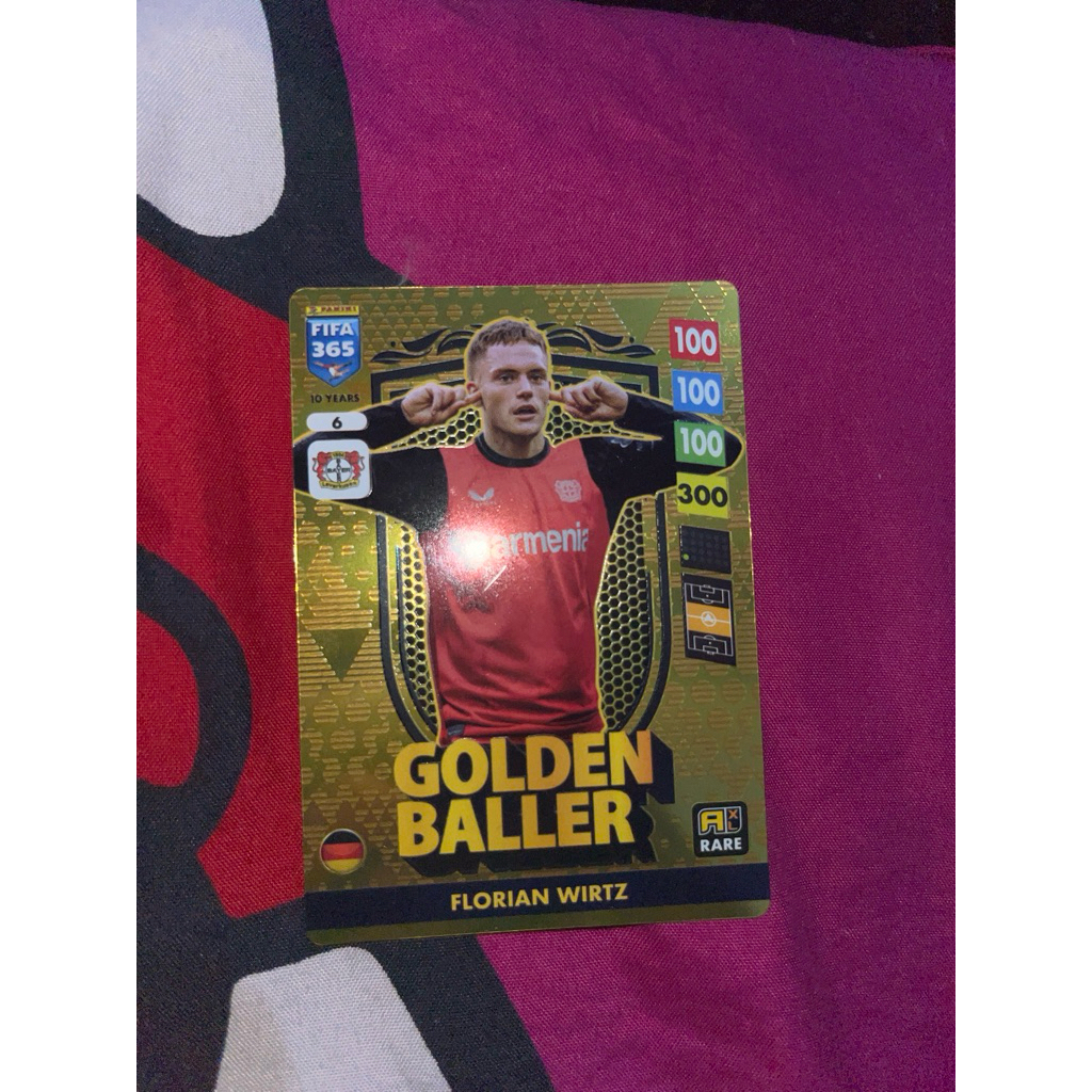 GOLDEN BALLER - Kartu Adrenalyn (panini) Florian Wirtz