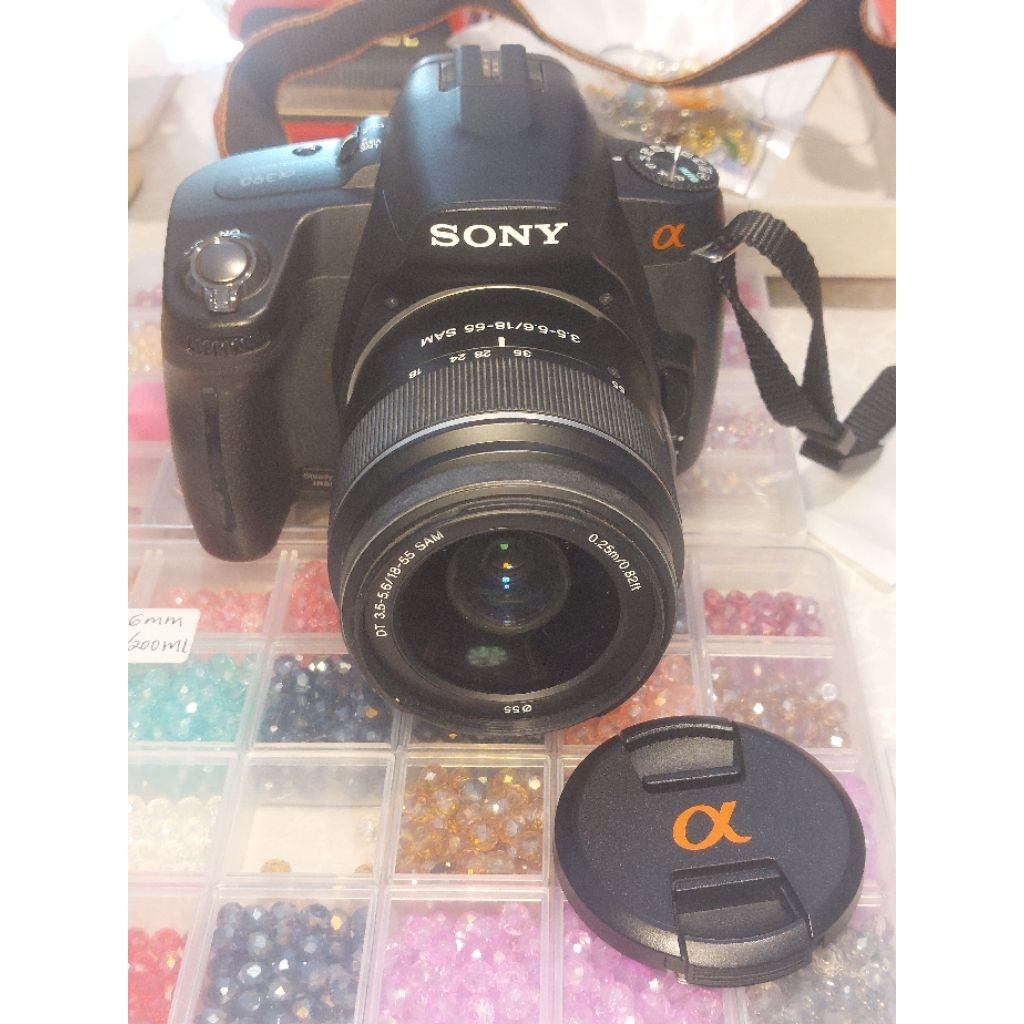 Kamera Sony DSLR A390 14,2 MP, berikut lensa KIT 18-55MM