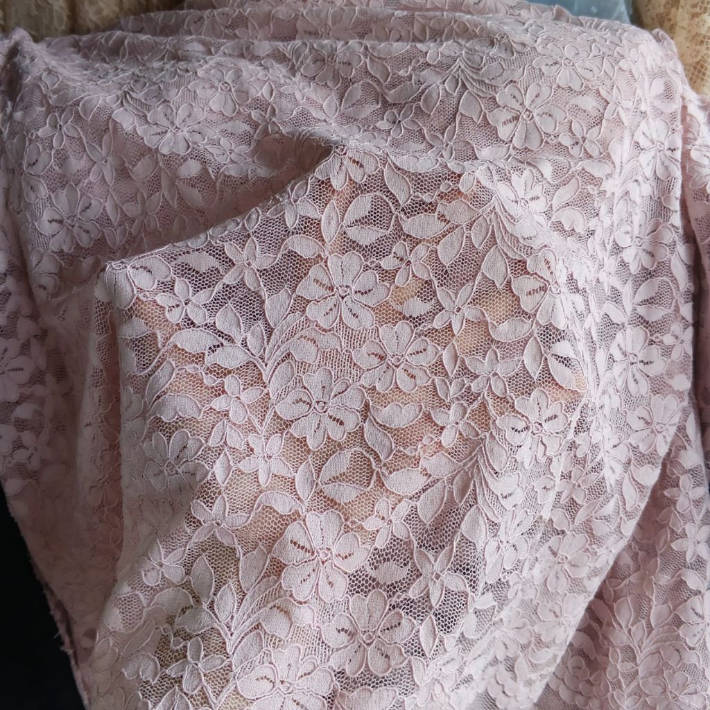 Kain Brokat Premium [0,5meter] - kain brokat stretch motif halus lembut - bahan brokat street lembut