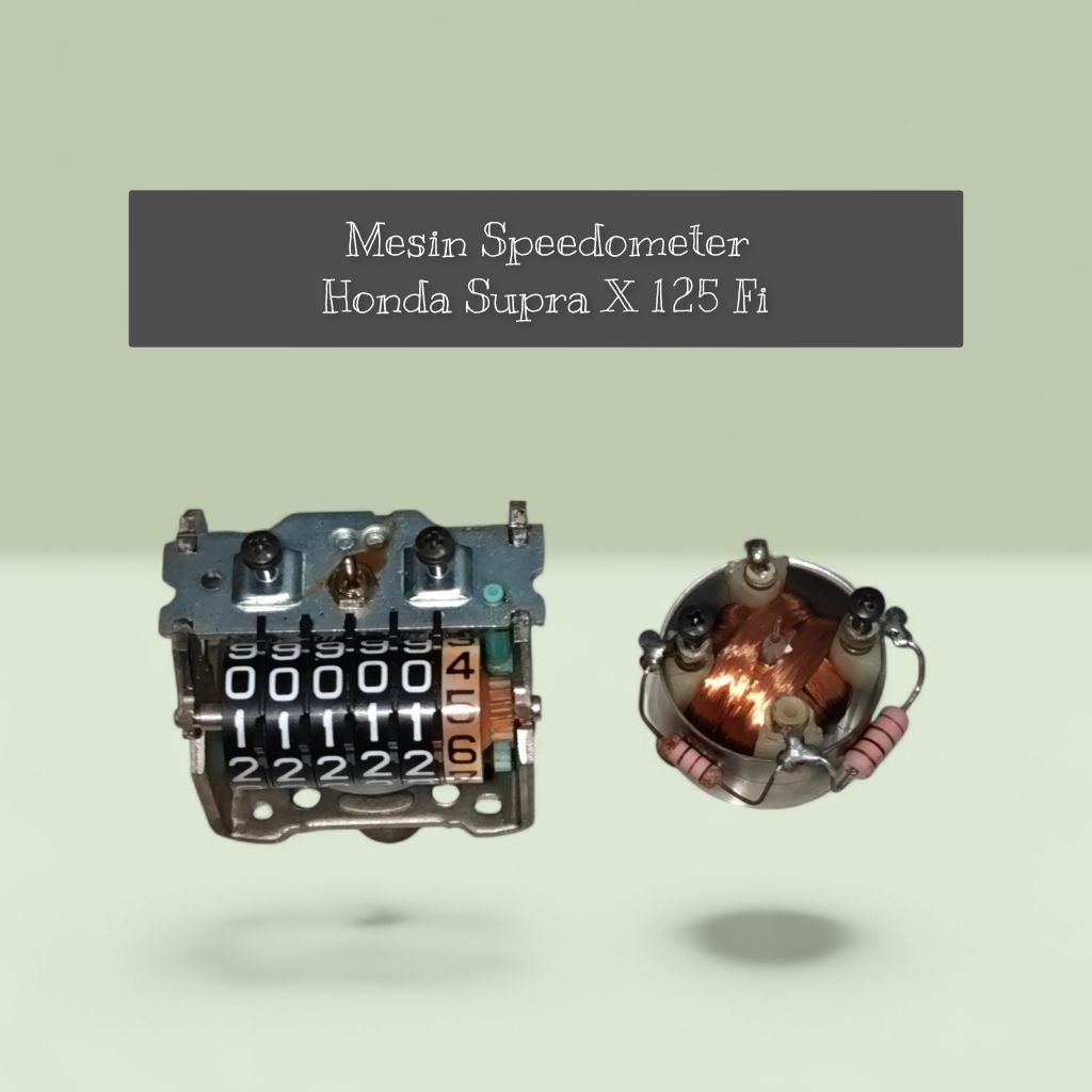 Speedometer Spido Odometer Amper Bensin Dan Mesin Km Honda Supra X 125 Fi Original Second