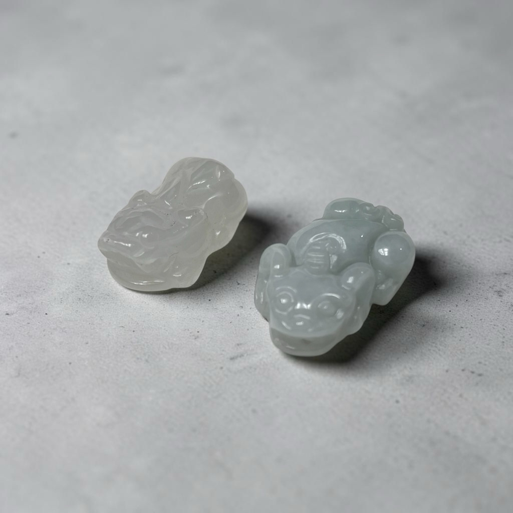 Icy Baby Pixiu Jade Original Giok Type A