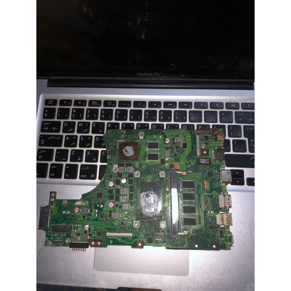 motherboard laptop asus A456U intel i5 double vga nvidia normal x456uj rev2.2