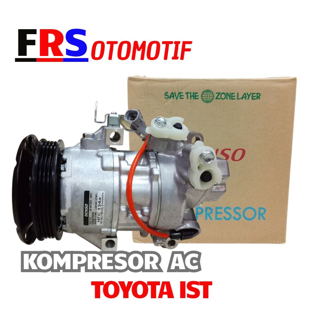Kompresor AC Toyota Ist Compressor AC IST Kompresor AC IST 4pk