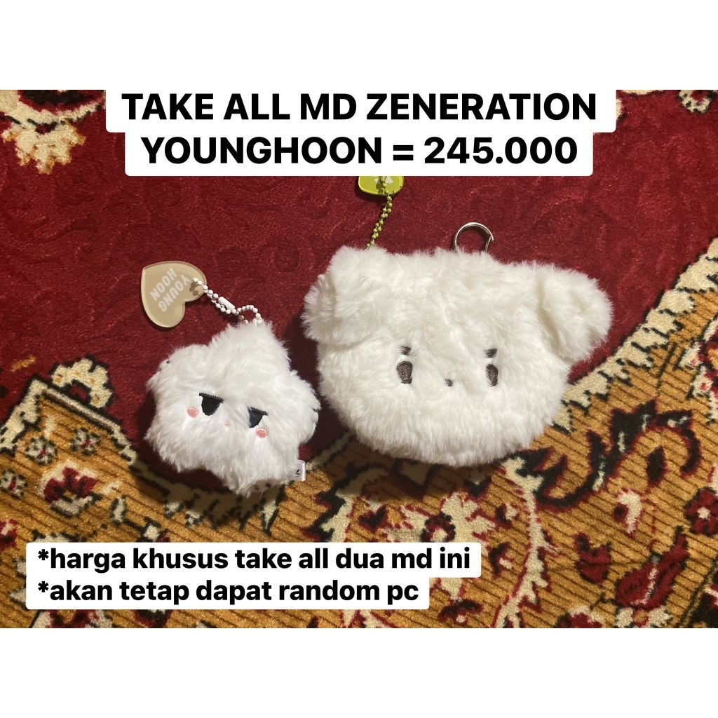 DOLL THE BOYZ YOUNGHOON POUCH ZENERATION KEYRING OFFICIAL
