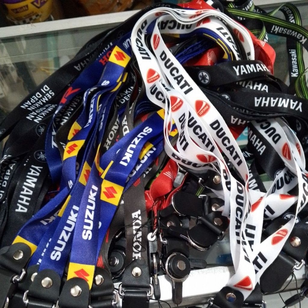 [ MOTOR] Gantungan Hp | lanyard | Tali hp motif | gantungan kunci | gantungan tali panjang