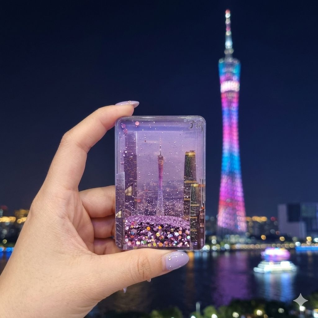 Suvenir Canton Tower Guangzhou Guang Zhou China