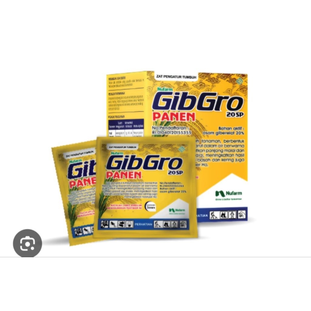 Gibgro Panen 20 SP ZPT Asam Giberelat 20% untuk Padi