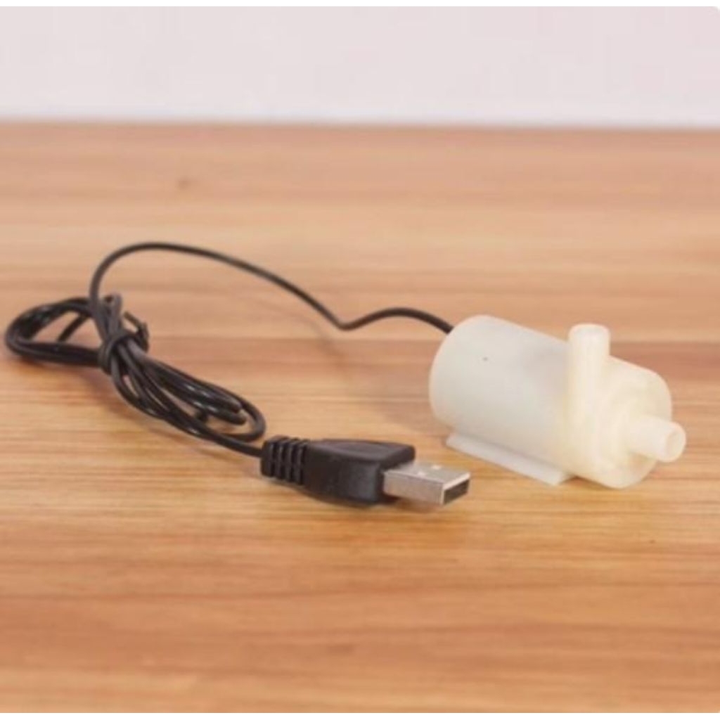 Pompa Air Mancur DC Aquarium Pump Water DIY Kolam Hidroponik USB Celup Mini Submersible Filter Akuar