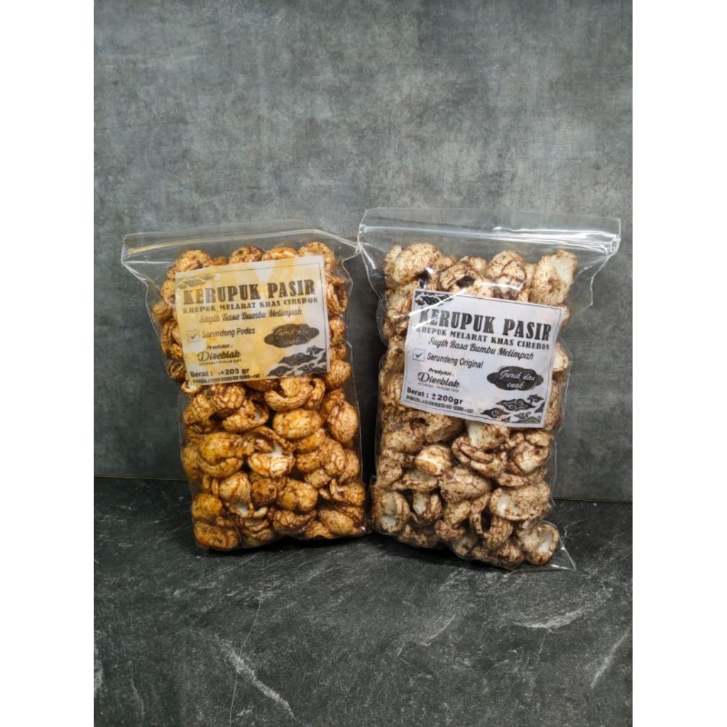Kerupuk pasir/Kerupuk melarat khas cirebon