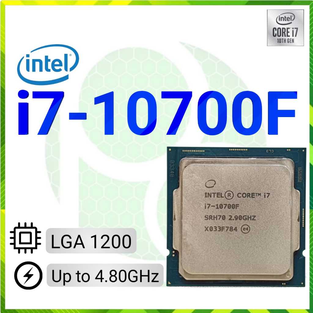 Intel Core i7 10700F up to 4.80GHz | CPU Processor i7 10700 F