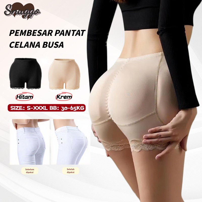 Celana Busa Samping dan Pantat Pembesaran Bokong Celana Dalam Pengangkat Pantat Busa Bokong Palsu