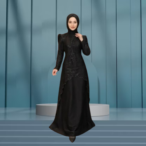 Gamis Brokat Dewasa Model Terbaru 2026 Gamis Kondangan Mewah Baju Dress Wanita Korea Style Kekinian