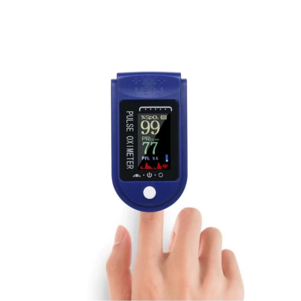 Oksimeter Oximeter Alat Saturasi Oksigen Darah Detak Jantung