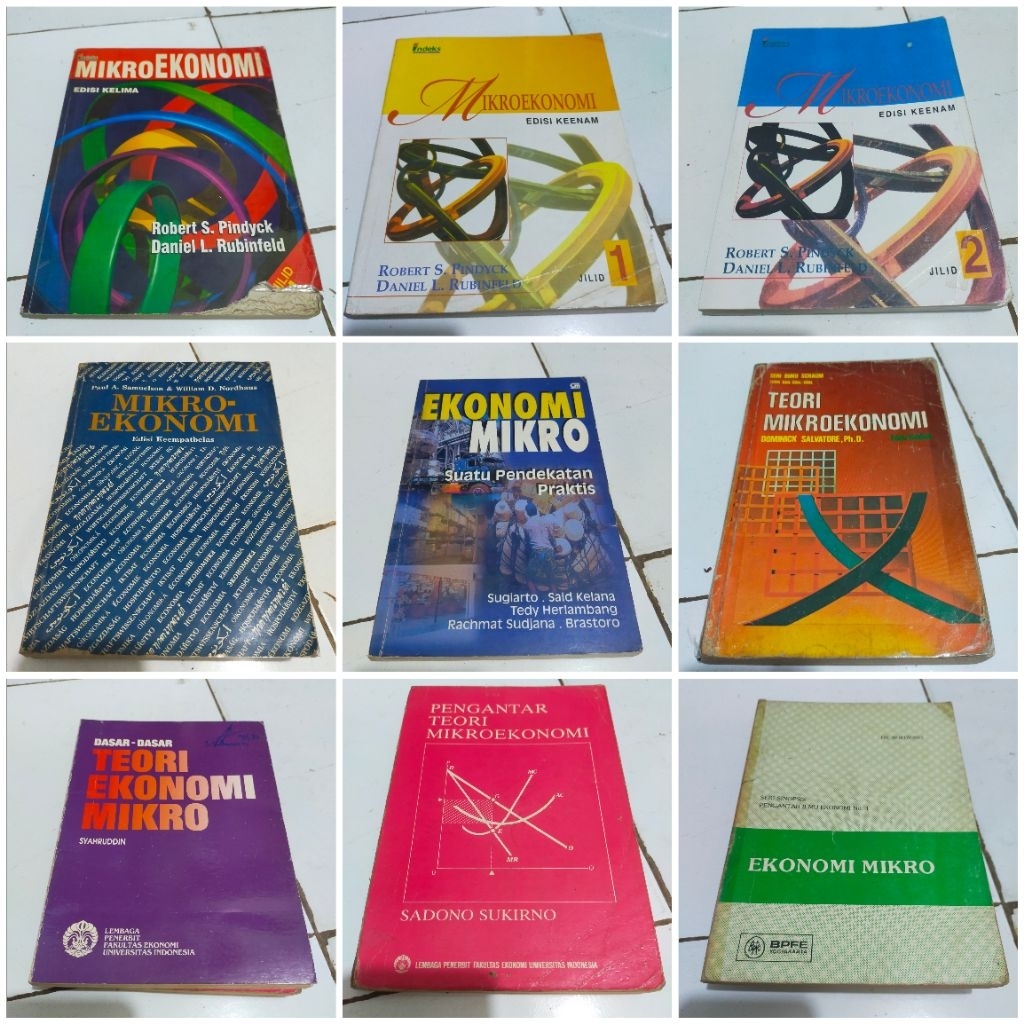 EKONOMI MIKRO SERI SINOPSIS PENGANTAR ILMU EKONOMI no 1 /  Dasar dasar teori ekonomi mikro / Teori m