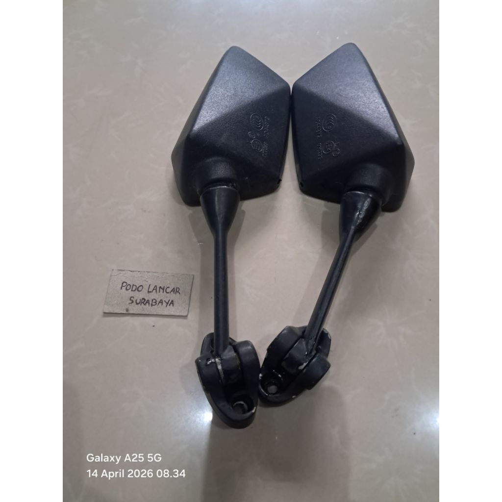 spion sepasang ninja 250 karbu original
