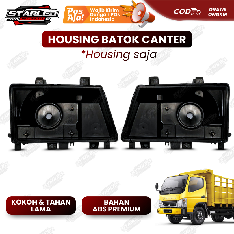 Housing Batok Reflektor Headlamp Truk Canter PNP Housing Batok Lampu Depan Canter