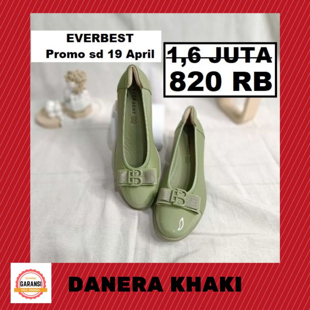 Sepatu wedges wanita Everbest DANERA 100% original sale