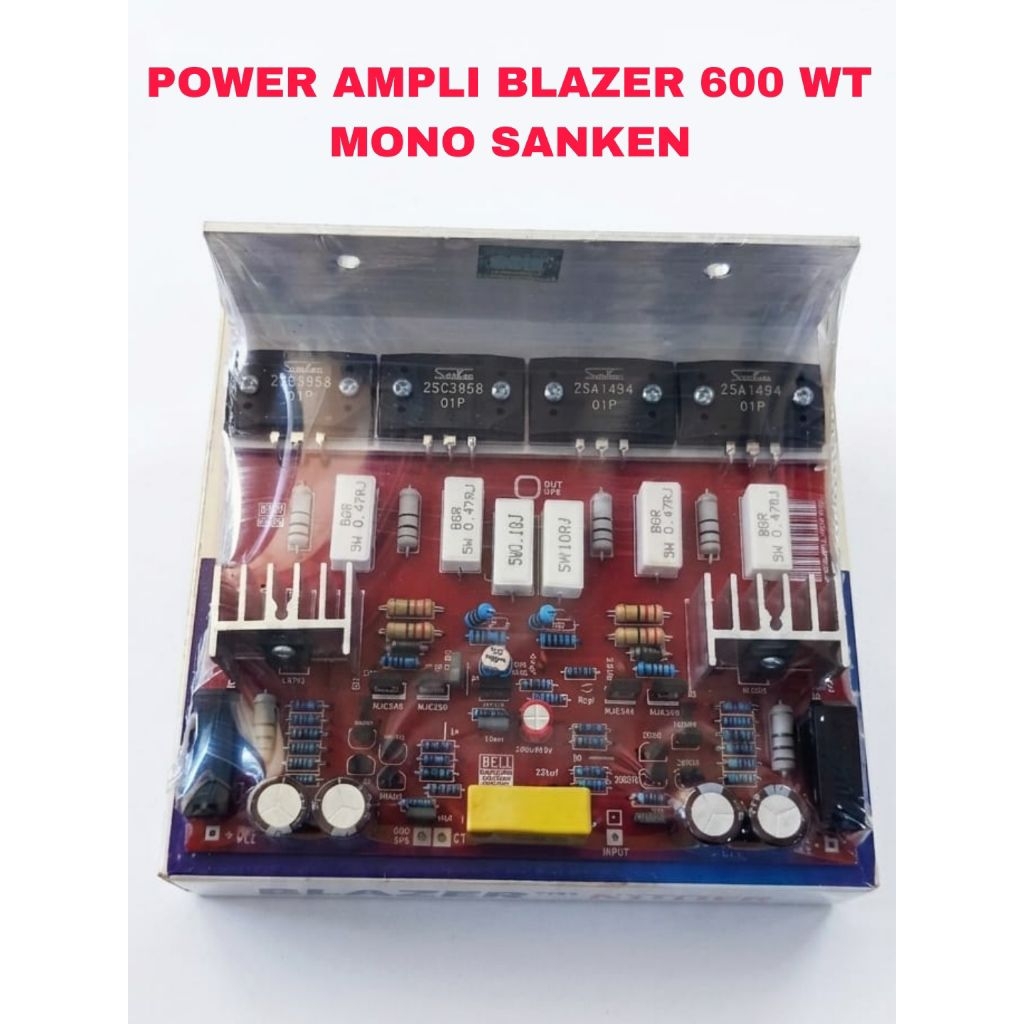 POWER AMPLIFIER BLAZER 600 WATT SANKEN ORI MONO