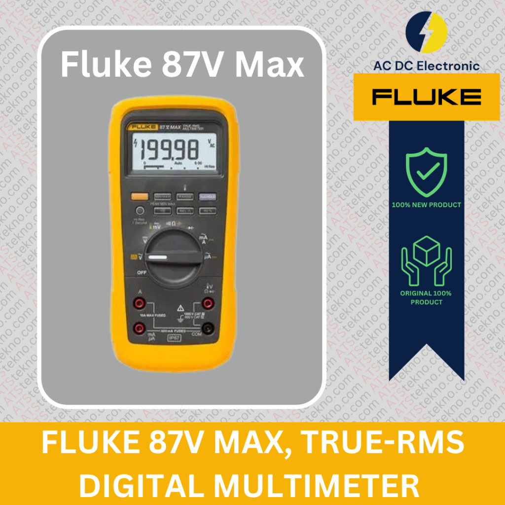 FLUKE 87V MAX, TRUE-RMS DIGITAL MULTIMETER