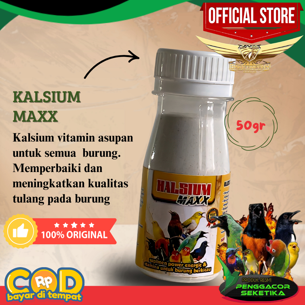 KALSIUM MAXX/VITAMIN BURUNG