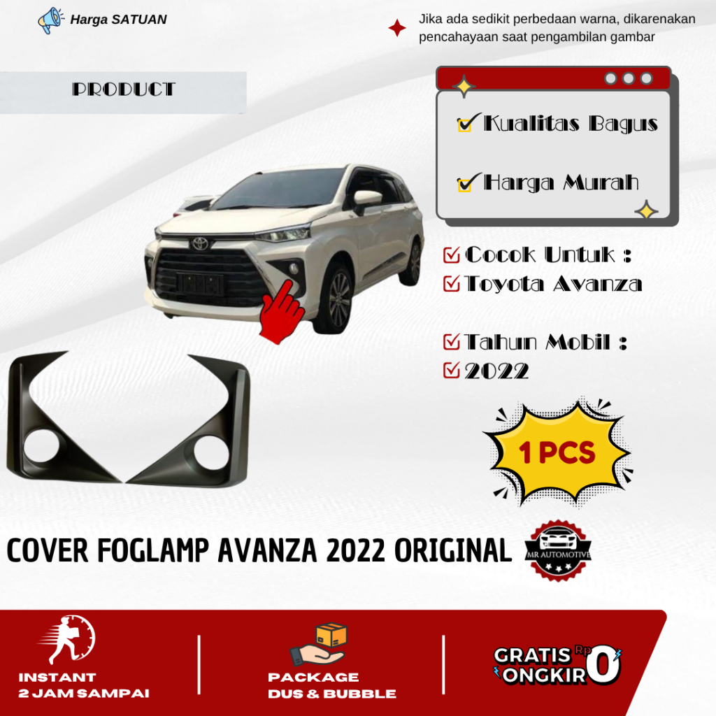 Cover Foglamp Avanza 2022 Original