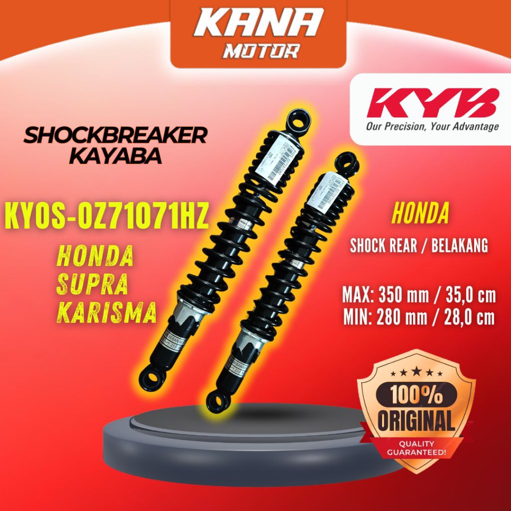 SHOCKBREAKER KAYABA HONDA SUPRA KARISMA BELAKANG KYOS OZ71071HZ ORIGINAL