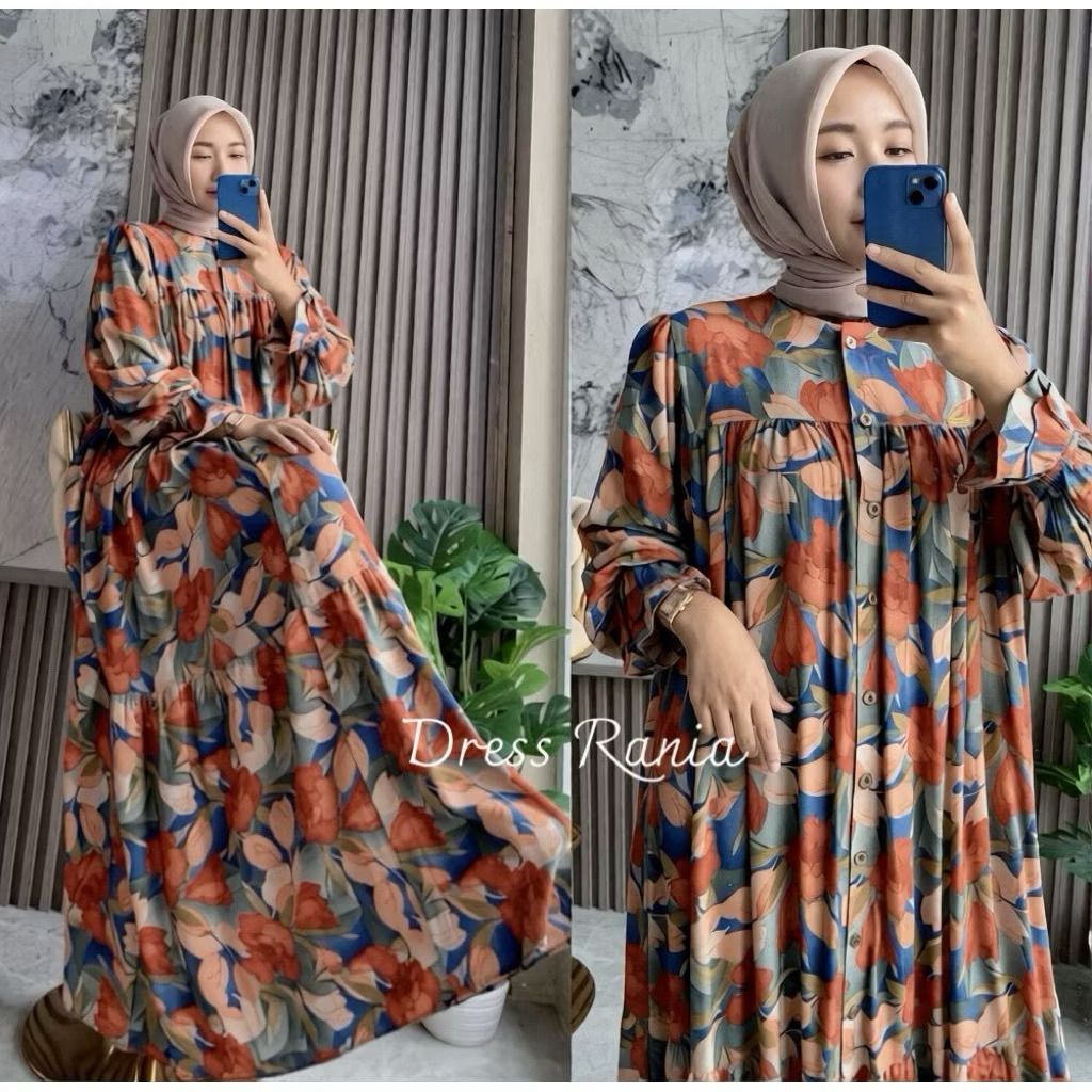 Rania Maxy Dress Rayon