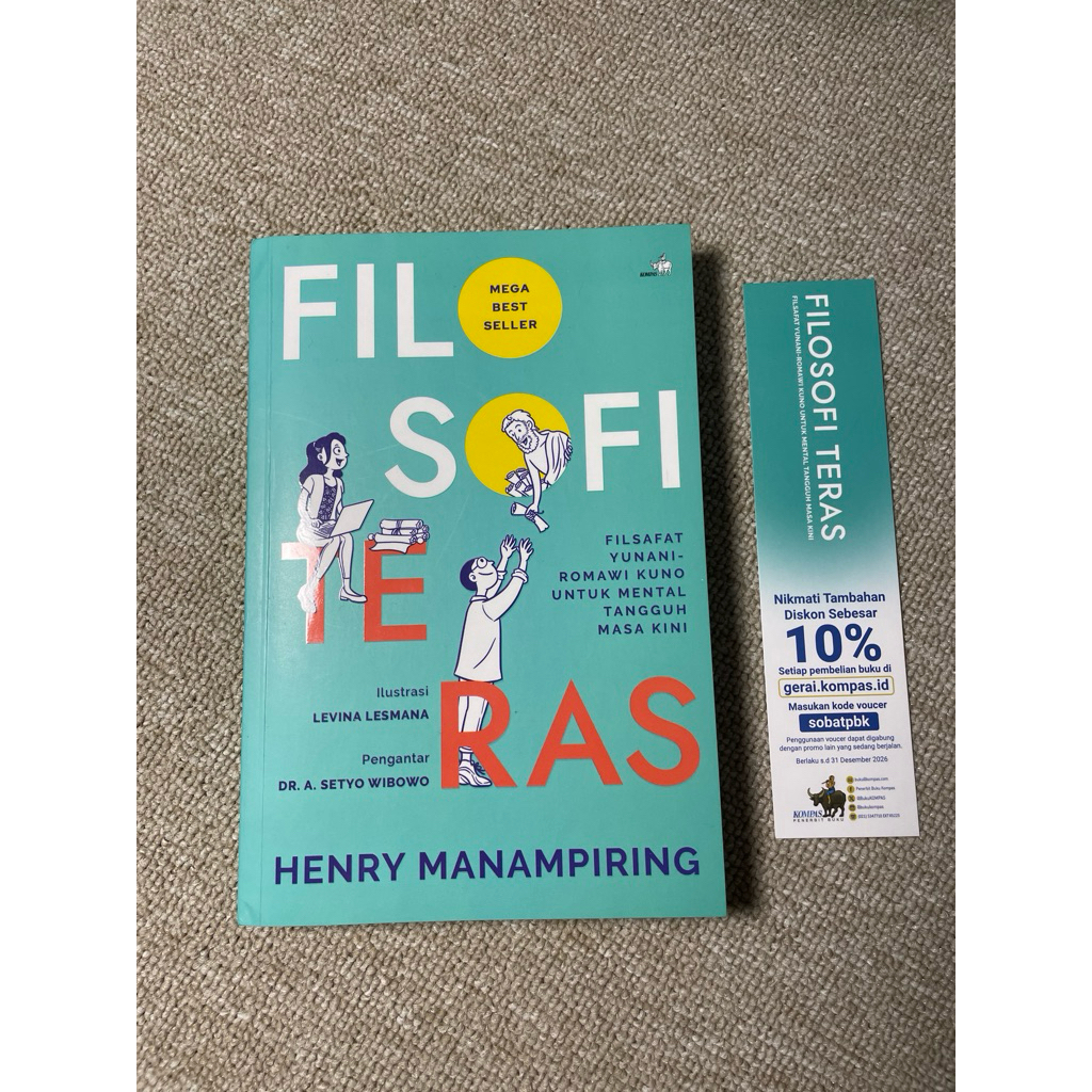 Preloved Buku Filosofi Teras / buku filosofi karya henry manampiring buku second original