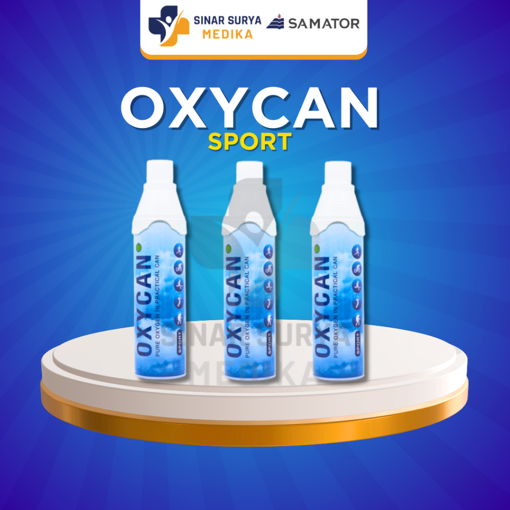 Samator Oxycan Sport 600 cc | Kaleng Tabung Gas Oksigen Portable