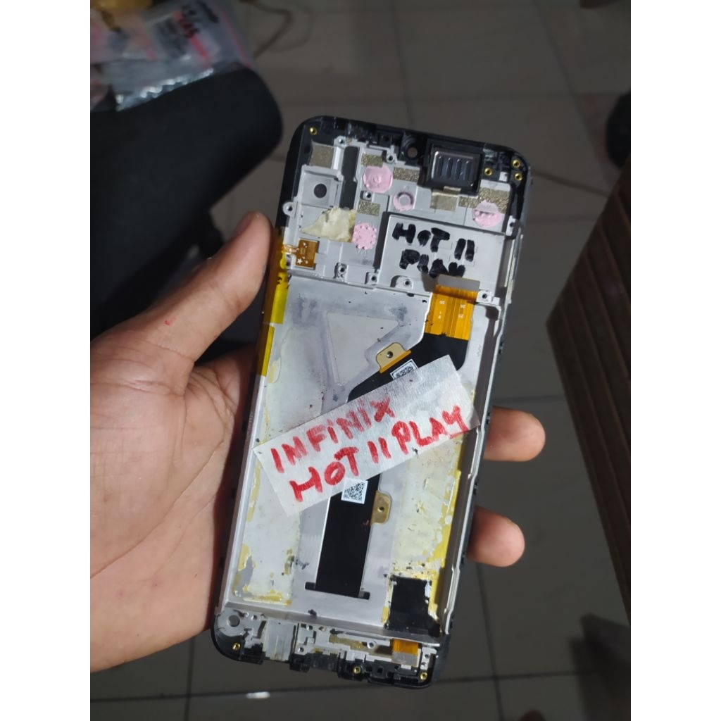 lcd Infinix HOT11 play bekas copotan normal