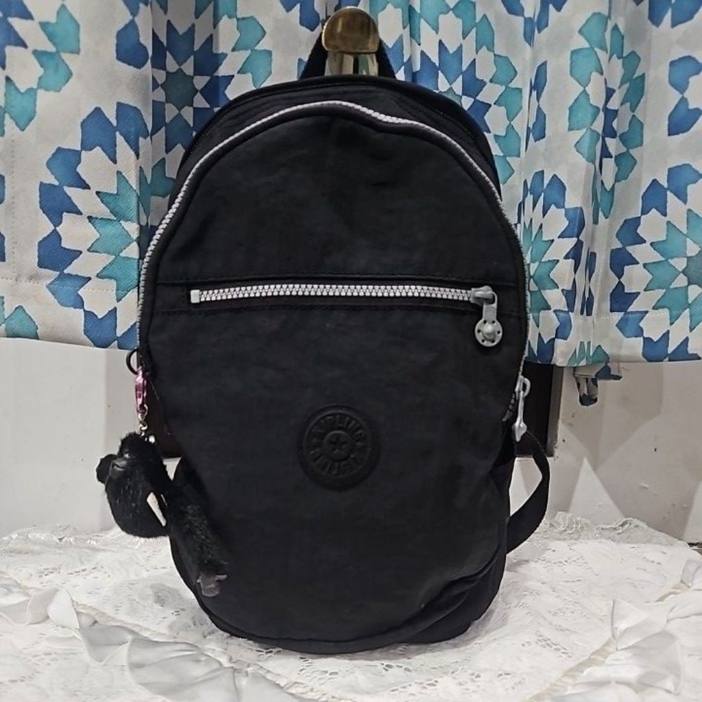 Backpack Kipling Black Ransel Kipling Hitam
