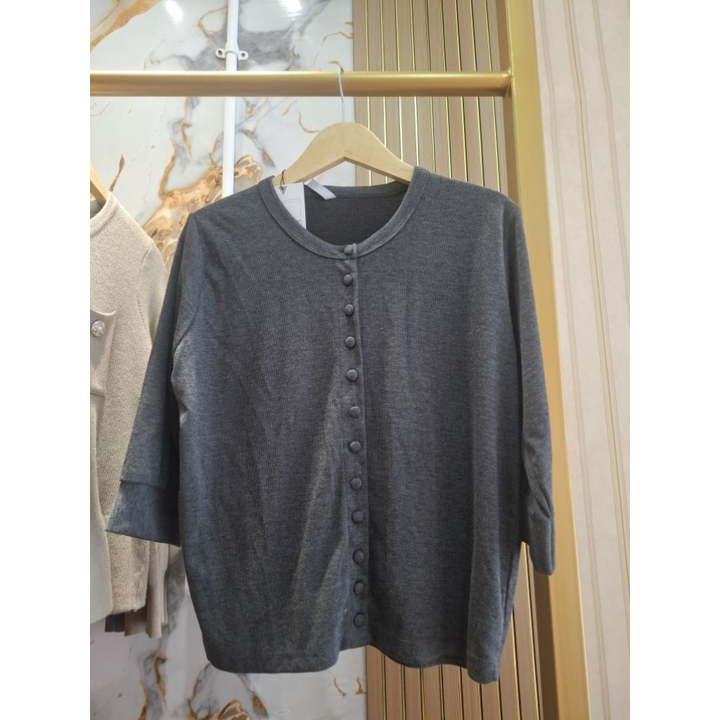 Cardigan Rajut Kancing Depan (Kode 219)