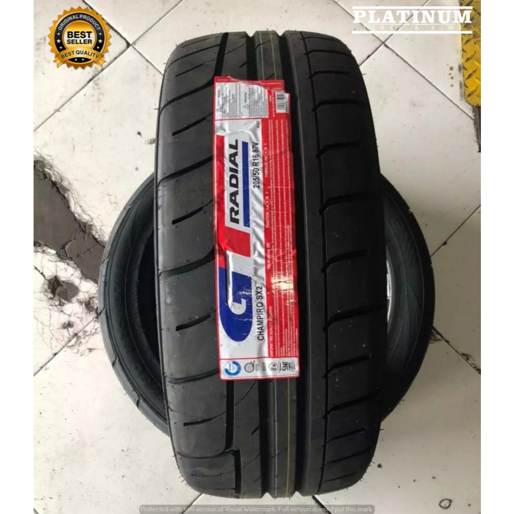BAN SEMISLICK GT RADIAL CHAMPIRO SX2 205 50 R16 II 205/50 R16 SX2
