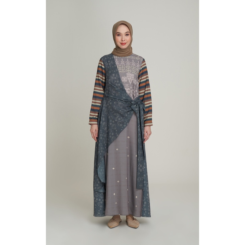 JALITO DRESS RIAMIRANDA - GAMIS - GRAYISH PINE - SIZE XL