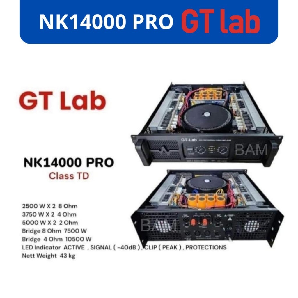 Power Amplifier GT-LAB NK14000 Pro