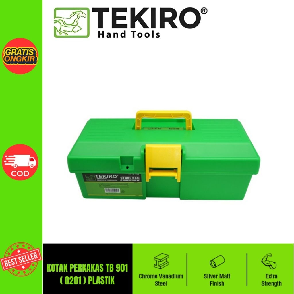 TEKIRO Kotak Perkakas TB 901 (0201) TB1069 Tool Box Tempat Wadah Peralatan Teknik Tas Alat teknik Ta