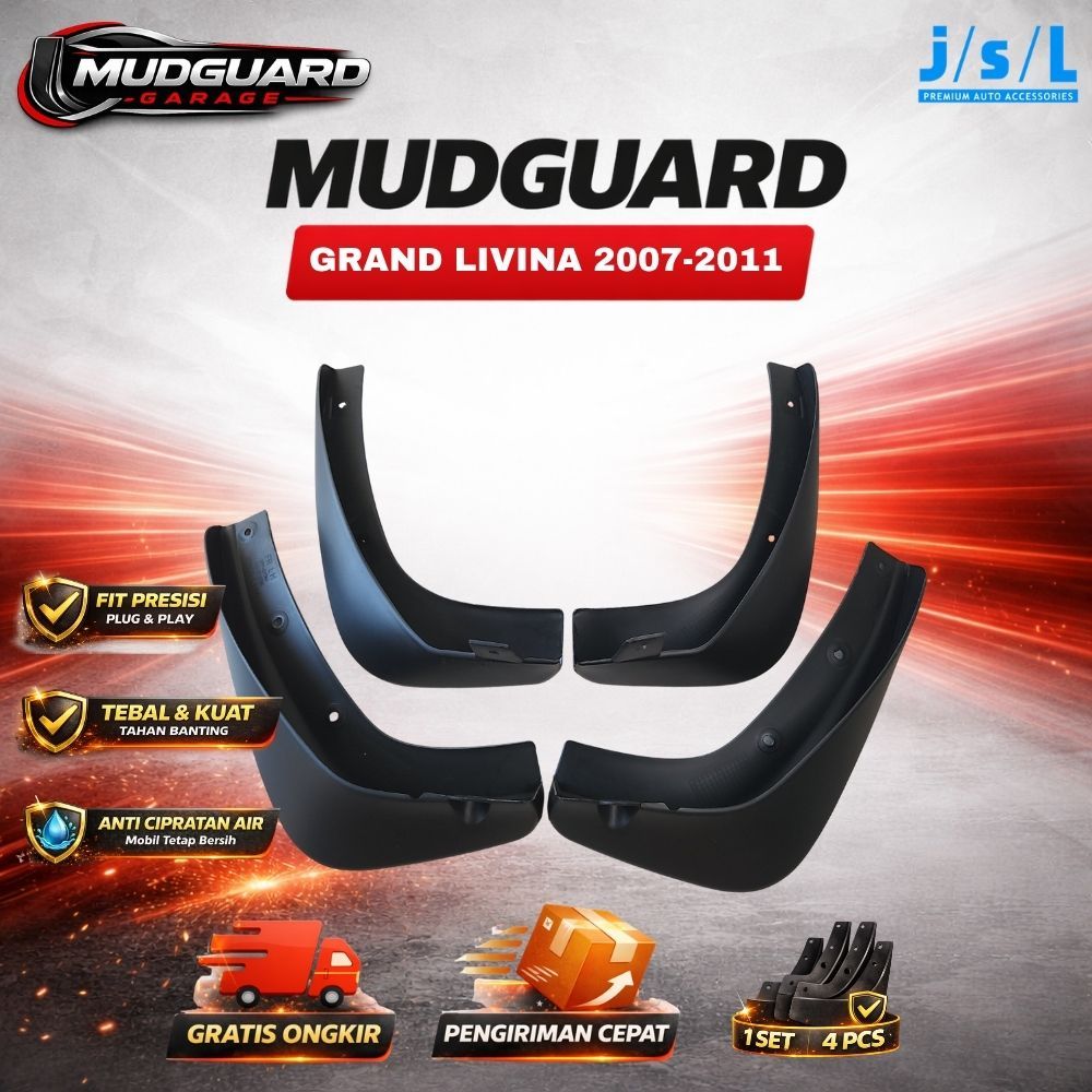 Mud Guard Grand Livina 2007 2008 2009 2010 2011 Mudguard Karpet Lumpur Nissan Grand Livina JSL