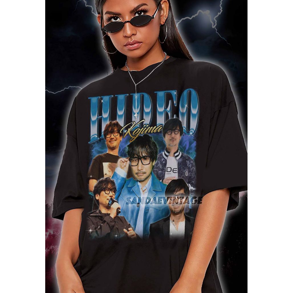 HMD.CO T-Shirt HIDEO KOJIMA Vintage Premium Unisex Shirt | Kaos Bootleg Graphic Tee | Custom Rap Tee